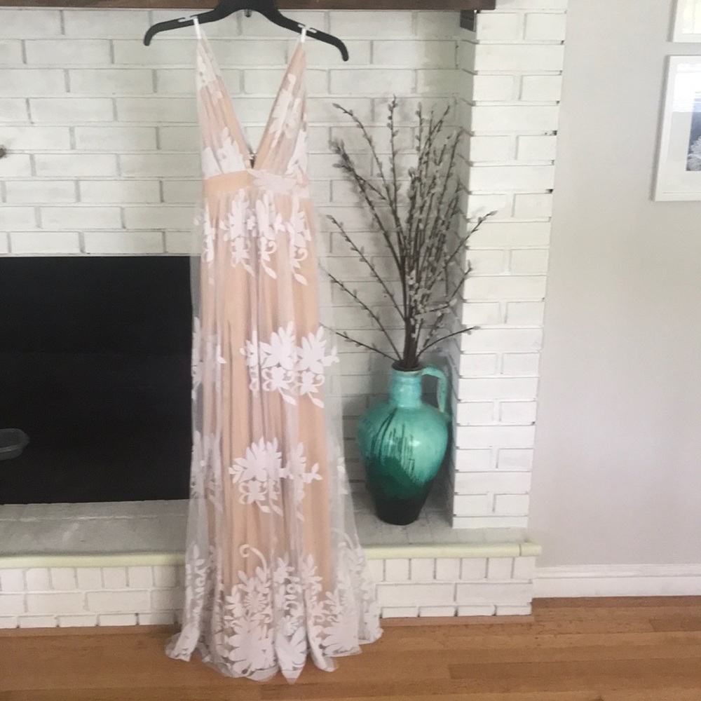 VICI Dolls white lace maxi dress